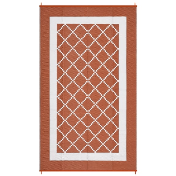 Modern Reversible Outdoor Area Rug – Washable, Non-Slip, UV Resistant Patio Carpet – Easy Clean, All-Weather Decorative Mat for Porch, Garden, Deck –10x20ft, United States