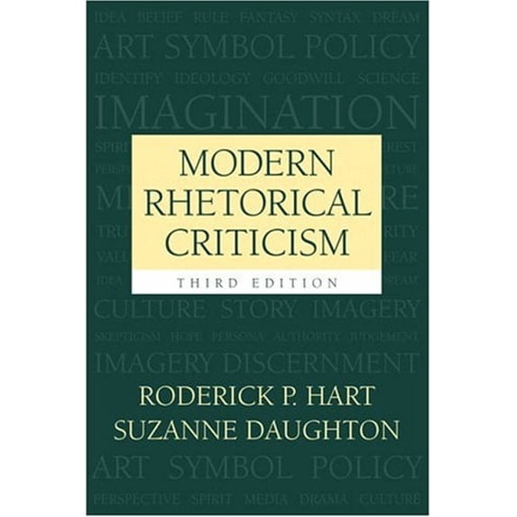 Pre-Owned Modern Rhetorical Criticism (Paperback) 0205377998 9780205377992