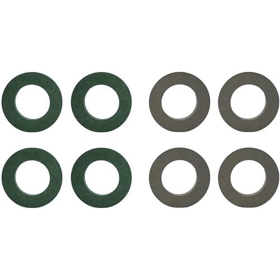 Modern Ring-A-Date Perpetual Large Wooden Wall Calendar (Light Gray & Green - 15.7" X 18.7")