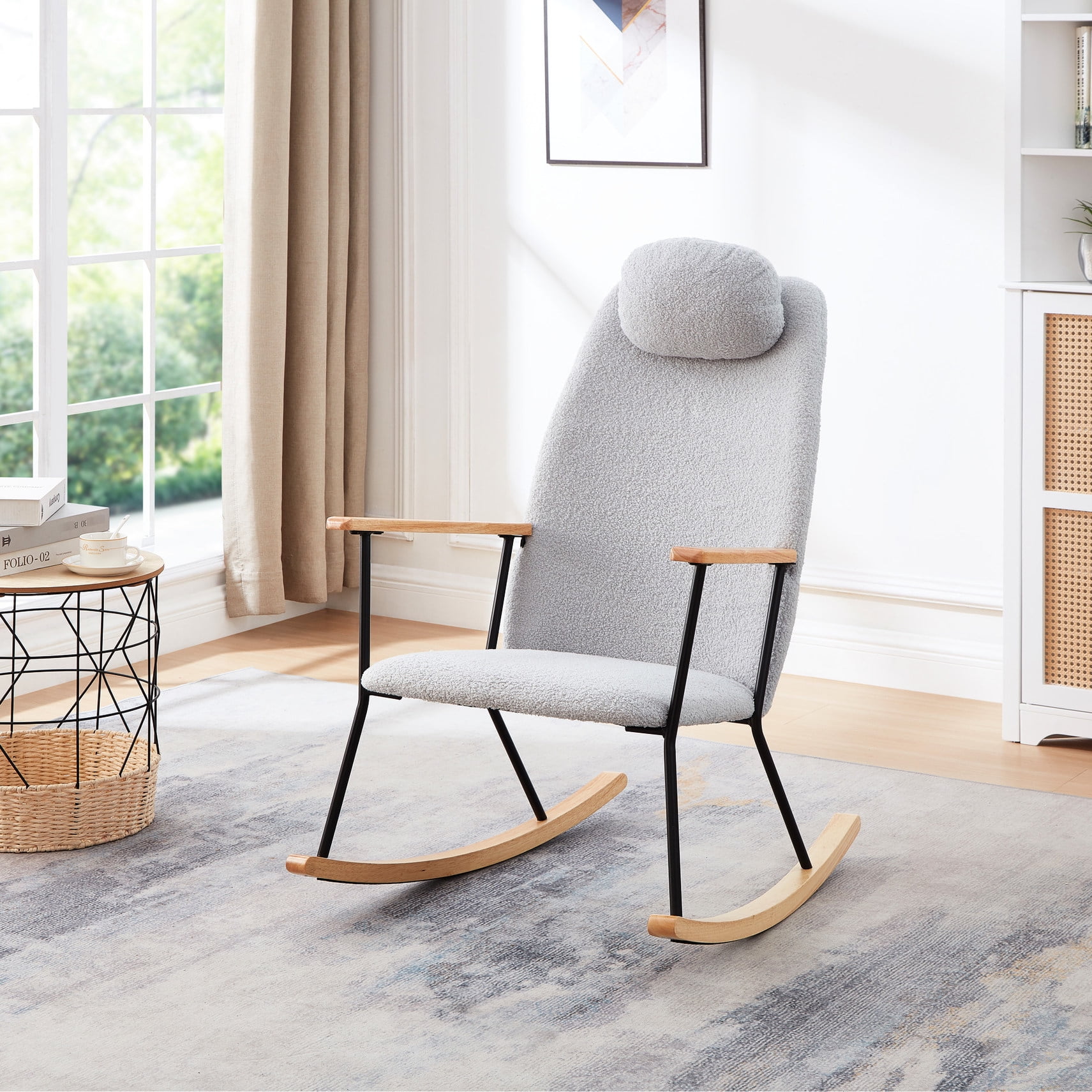 Modern Rocking Accent Chair | Ergonomic Design for Maximum Comfort ...