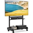 thumbnail interactive-video image 1 of TAVR Universal Modern Rolling TV Stand – Fits 13 To 50 Inch Screens, With Wheels 1 of 3