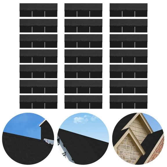 Modern Roofing Shingles Asphalt Shingles Roof Tiles 21Pcs Asphalt Roof Shingles for Row Houses, Flat Roofs