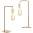 thumbnail image 1 of Modern Rose Gold Table Lamp Industrial Nightstand Lamp, 1 of 5