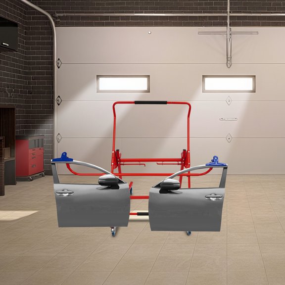 Modern Rotatable Design Electrostatic Spraying Red Adjustable Bumper Repair Stand
