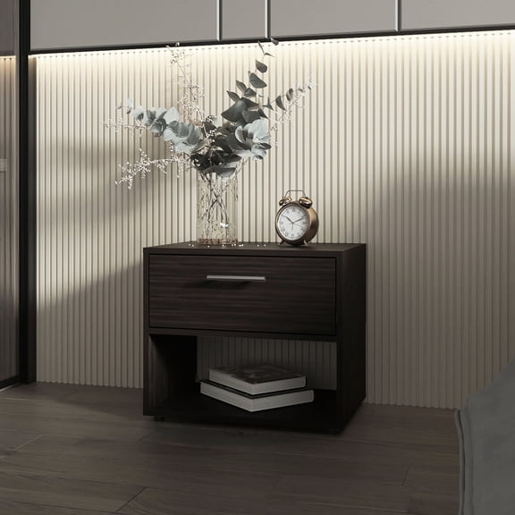 Modern Round Bedside Storage Unit / Drawer for Private Items