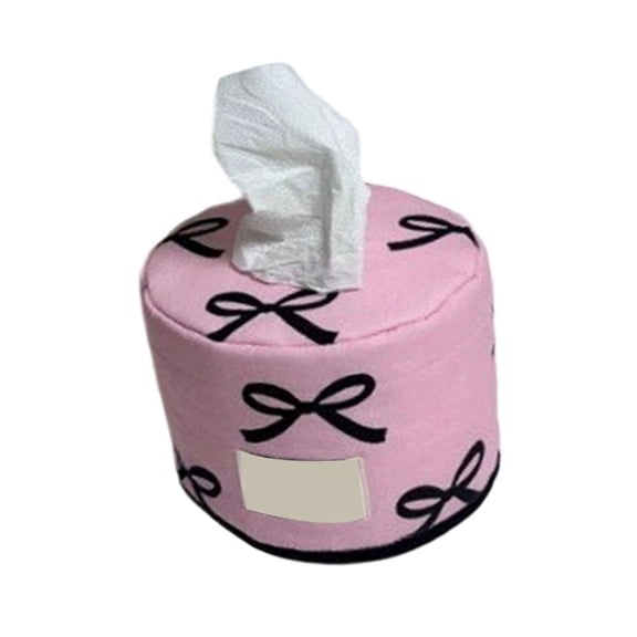 Modern Round Tissue Box Organizer Paper Towel Holder Gift For Wedding Holiday
