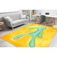 thumbnail image 1 of Modern Rug, Entry Rug, Bold And Brash Rugs, Front Door Rug, Squidward Painting Rugs, Cute Rug, Area Rugs, Yellow Rugs, Gift for the Home, 5.9'x9.2' - 180x280 cm, 1 of 4