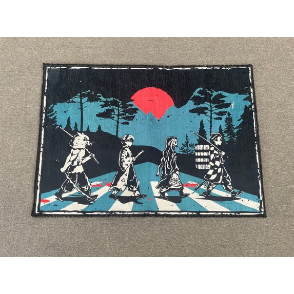 Modern Rugs, Anime Rug, Salon Rugs, Luxury Rugs, Rugs, 3D Printed Rugs, Cartoon Rug, Easy to Clean Rug, Accent Rugs, Thin Rug, Large Rugs, 3.3'x9.2' - 100x280 cm