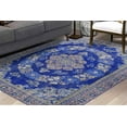 thumbnail image 1 of Modern Rugs, Blue Rugs, Oriental Rugs, Chenille Printed Design Rug, Corridor Rug, Office Decor Rugs, Turkish Rug, Bath Rugs, Luxury Rug, Large Rug, 2.6'x9.2' - 80x280 cm, 1 of 8