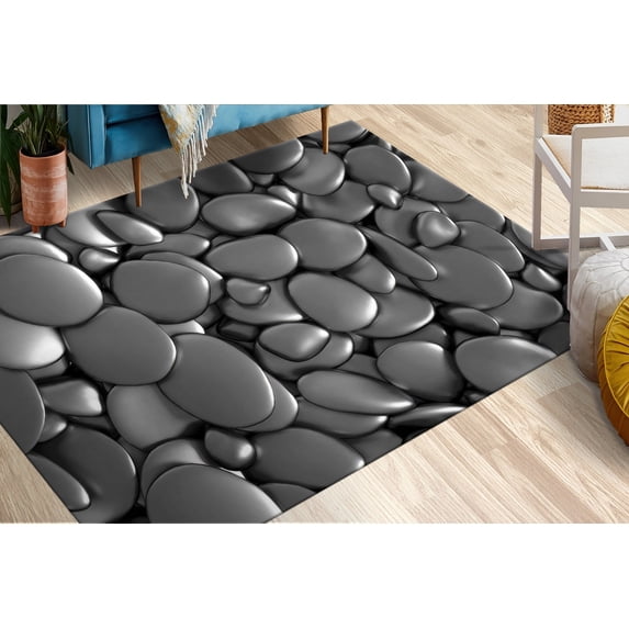 Modern Rugs, Popular Rugs, Large Rugs, Easy to Clean Rug, Decorative Rug, Thin Rug, Modern Rug, Bath Rugs, Gray Rugs, Cute Rug, Home Decor, 3.9'x5.9' - 120x180 cm
