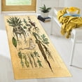 thumbnail image 1 of Modern Rugs, Step Rugs, Herbology Medicinal Plant Rug, Magic Botanical Rugs, Herbology Plant Rug, Colorful Rugs, Outdoor Rug, Kitchen Rug, 3.3'x9.2' - 100x280 cm, 1 of 7