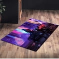 thumbnail image 1 of Modern Rugs, Thick Rug, Cyberpunk Rugs, Gift For Him Rugs, Abstract Rug, Modern Rug, Personalized Gifts Rug, Bath Rugs, Girl Room Rug, 2.6'x5' - 80x150 cm, 1 of 7