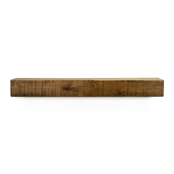 Modern Rustic 48 in. Aged Oak Mantel