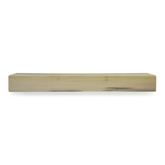 Modern Rustic 48 in. Midnight Black Mantel