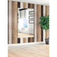 thumbnail image 1 of Modern Rustic  Frameless Mirror Chrome Oval Clips 33.5x64 - Chrome, 1 of 5