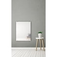 thumbnail image 1 of Modern Rustic  Frameless Wall Mirror Brass Round Clips 42.5/30.5 - Bronze/Gold, 1 of 5