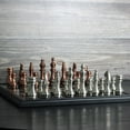 thumbnail image 1 of Modern Rustic Metallic Chess Set, 1 of 5