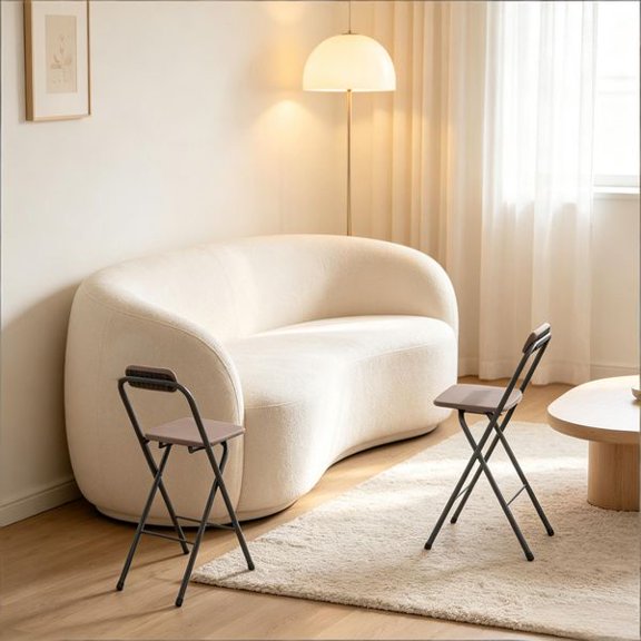 Modern S-Shaped 3-Tier End Table with 4 Storage Cubes, Multi-function Organizer Side Table for Home Decoration