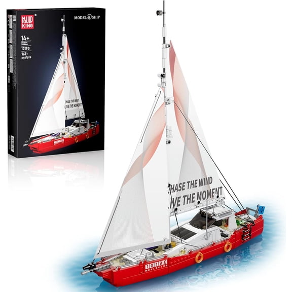 Modern Sailboat Building Kits, Ocean Explorer Boat Model, House Decor Gift
