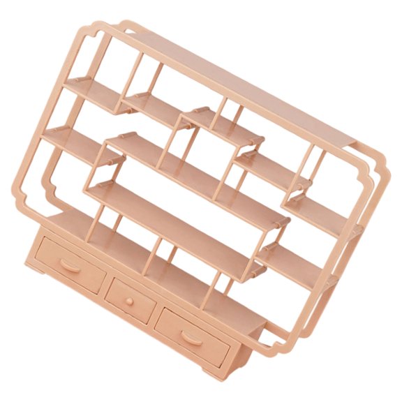 Modern Scandinavian Miniature Rack Secure Storage For Figurines Compact Home Decor