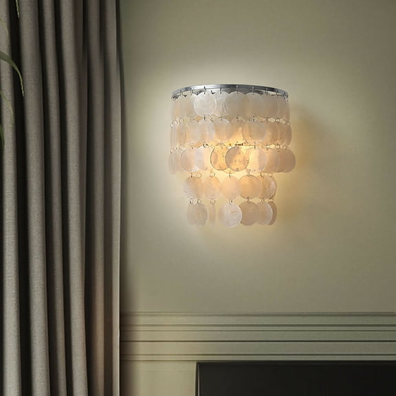 Modern Seashell Wall Lamp Home LED Sconce Light Bedroom Hotel Hallway Decor
