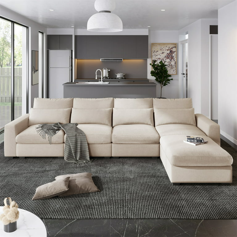 Modern Sectional Sofa With Reversible