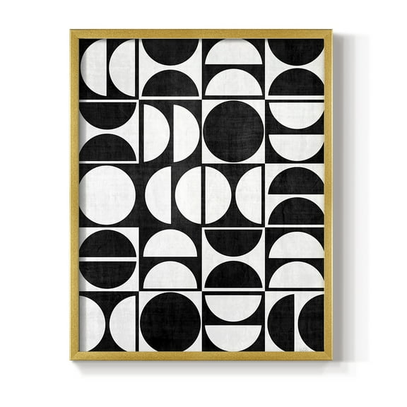 Modern Semis in Gold Solid Wood 16 x 20 Framed Print