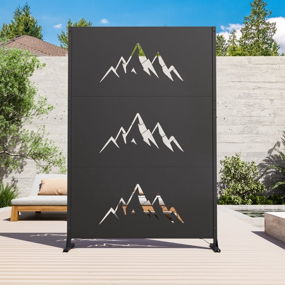 Modern Shade 4x6 FT Metal Privacy Screen - Summit Horizon