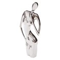 thumbnail image 1 of Modern Shiny Silver Female Form Sculpture, 1 of 1