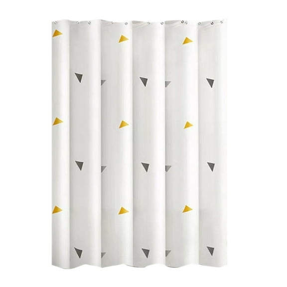 Modern Shower Curtain 70.87x70.87 Inches Geometry Pattern Unisex Water Repellent Polyester Wash Bathroom