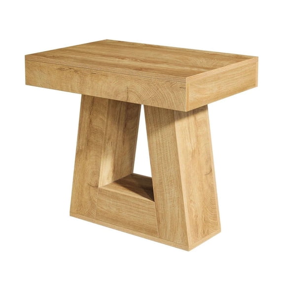 Modern Side Table, Trapezoid Base Coffee Table, Sofa Side End Table