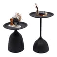 thumbnail image 1 of Modern Side Tables Nesting Tables, Black Round Coffee Side Table Set, Table Bedside Set, Sofa & Console Table for Living Room Balcony Home, 1 of 10