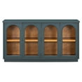 thumbnail image 1 of Modern Sideboard Cabinet, Buffet Sideboard Table, Console Storage Cabinet With Arched Glass Doors, Floor Storage Console Table For Home Office Kitchen Entryway, 1 of 9