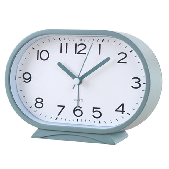 Modern Silent Sweep Second Alarm Clock for Students Large Display Desk Clock