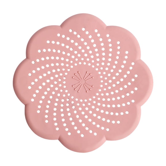 Modern Silicone Floor Drain Mat, Soft and Flexible with Strong Suction Base, Decorative Hair and Debris Catcher for Bathroom and Shower, Easy-Clean Accessory for a Stylish, Clog-Free Space