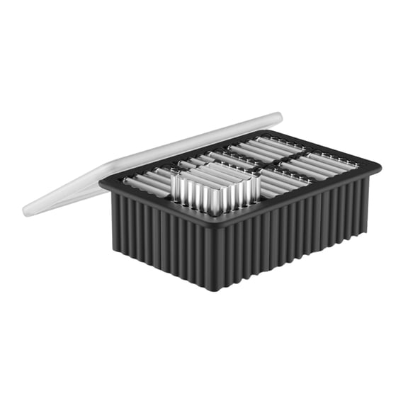 Modern Silicone Ice Cubes Maker With Striped Design 6 Cavity Ice Cubes Mold Tray For Most Freezers Cocktails Beverages