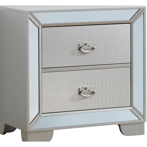 Modern Silver Champagne - Long - lasting Durability with Mirrored Feature - Bedroom Use - Easy Storage without Crowding