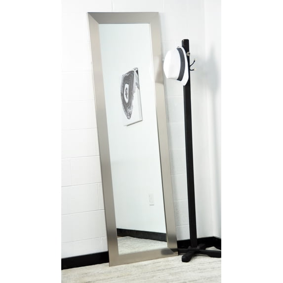 Modern Silver Full Length Mirror 21.5''x 71''