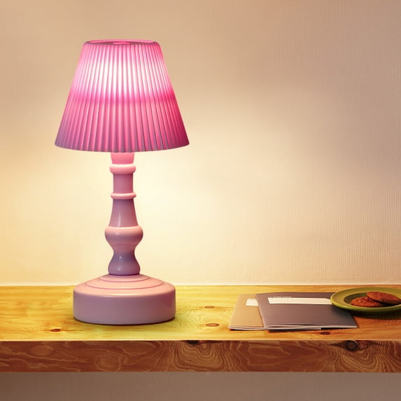 Modern Simple Creative Desktop Lamp, Fall-proof Plastic Shell White-light Bedside Table Night Lamp, for Bedroom Studyroom Office Student Dormitory Night Lighting
