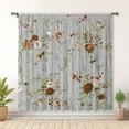 thumbnail image 1 of Modern Simple Curtains, Floral Print Blackout Curtains, Suitable For Room Bedroom Decoration(Rod pocket), 1 of 5