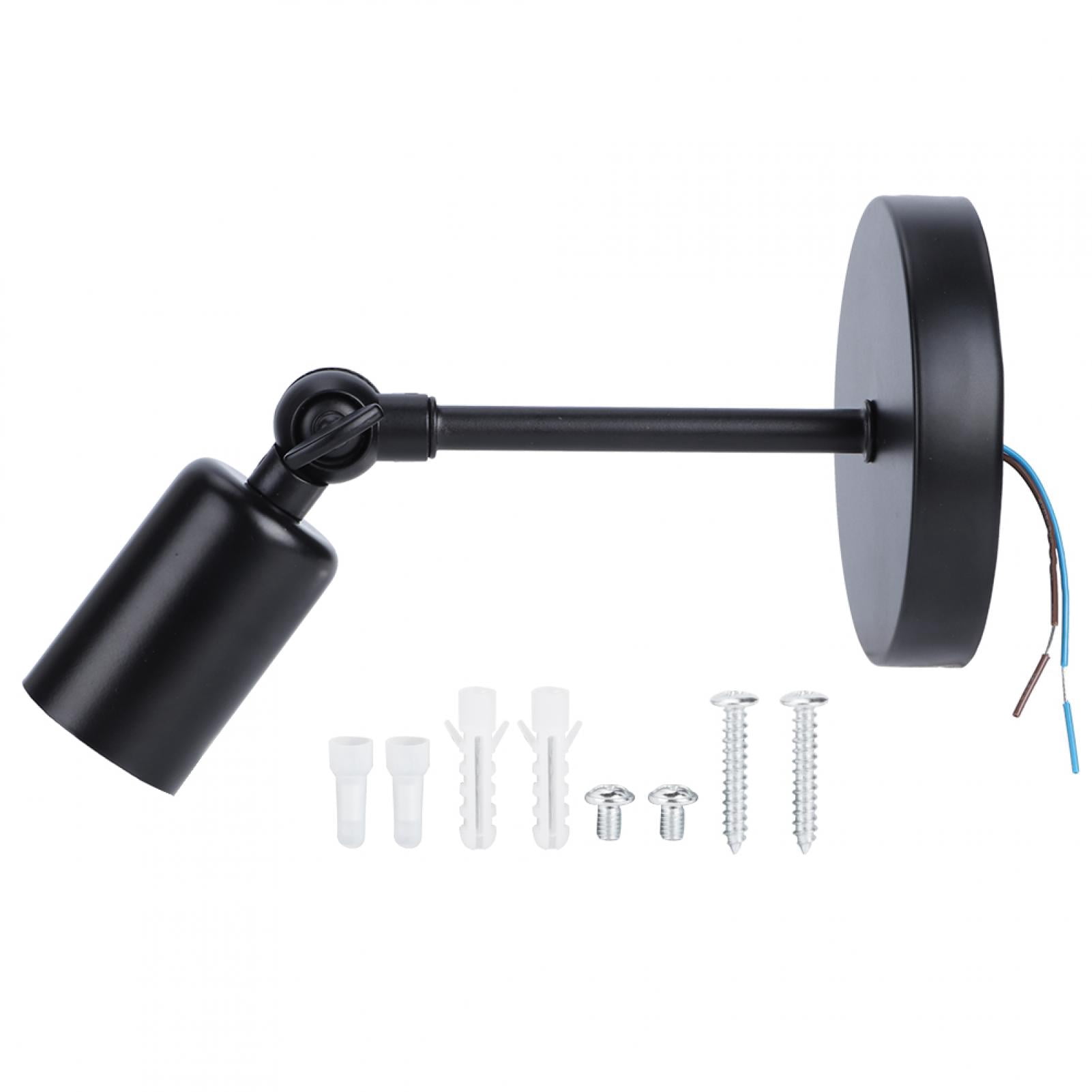 Modern Simple E27 Wall Lamp for Bedside or Corridor Lighting in Restaurants and Coffee Shops, 110V-220V