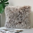 thumbnail image 1 of Modern Simple European Solid Color Plush Pillow Cover Office Home Sofa Cushion Cover, 1 of 10