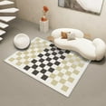 thumbnail image 1 of Modern Simple Living Room Carpet Bedrooms r checkerboard Rug Lounge Sofa Side Soft Carpets Non Slip, 1 of 5