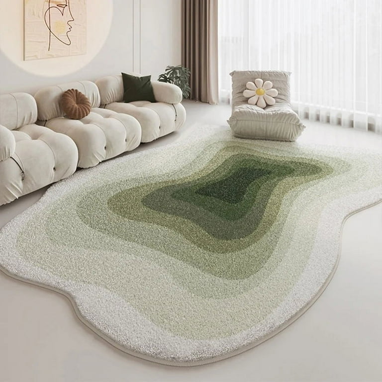 Modern Simple Living Room Plush Carpet Light Luxury Bedroom 