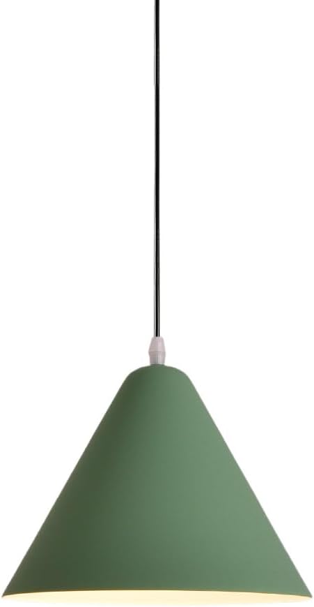 Modern Simple Metal Pendant Lamp, Minimalism Colorful Pendant Lighting, Rustic Farmhouse Pendant Light, Single Pendant Light Fixture for Kitchen Sink Bar Bedroom Bedside
