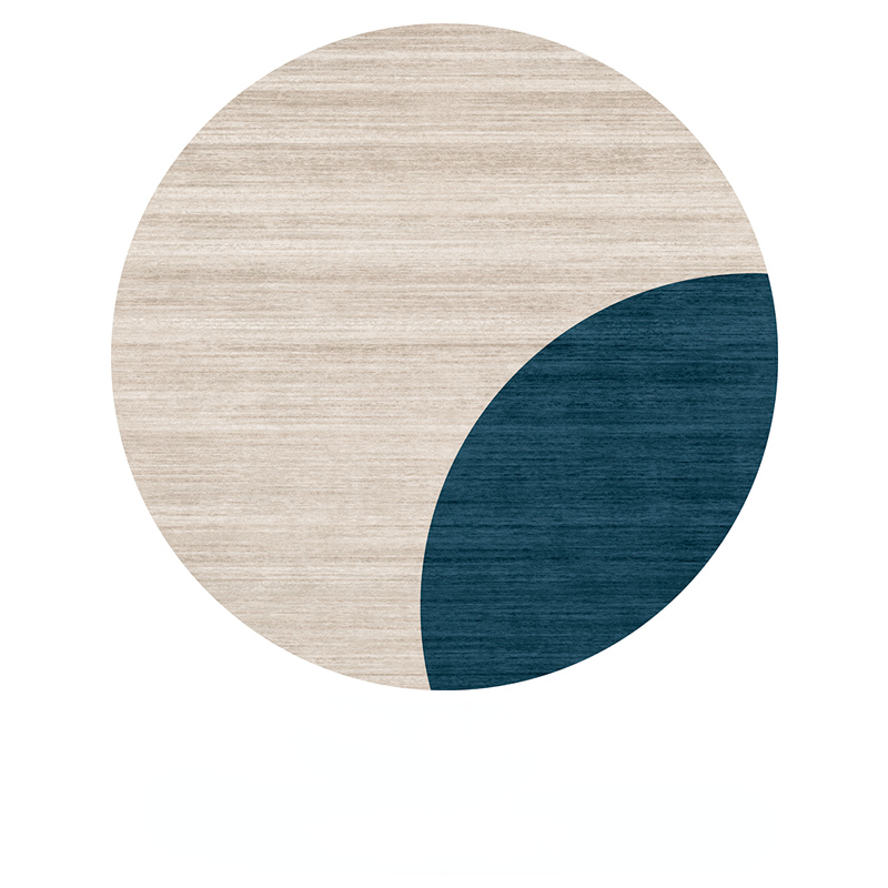 Modern Simple Round Carpets Home Decor Chair Mat Cloakroom Lounge Rug ...