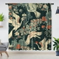 thumbnail image 1 of Modern Simple Style Curtains, Floral Crane Curtains, Blackout Curtains, Suitable for Room Bedroom Decoration(Rod pocket), 1 of 5