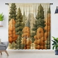 thumbnail image 1 of Modern Simple Style Curtains, Forest Tree Curtains, Blackout Curtains for Room Bedroom Decoration(Rod pocket), 1 of 5