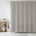thumbnail image 1 of Modern Simple Styles Shower Curtains for Bathroom, Vintage Rustic Polka Dots Black Waterproof Fabric Shower Curtain, Decorative Bathroom Curtain for Bathtub, 72"x72", No Hooks Included, 1 of 9