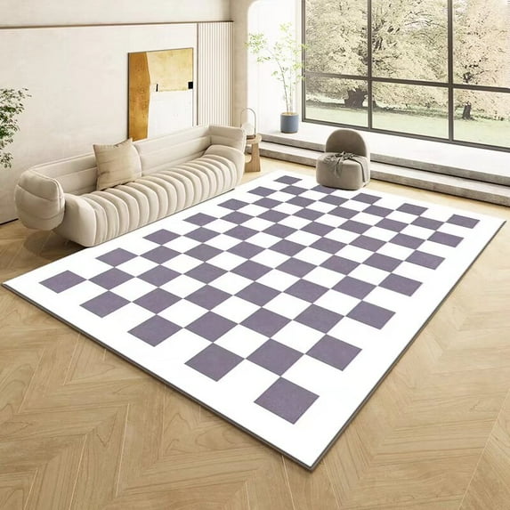 Modern Simplicity Carpets Living Room ration Thick Short Plush Area Rug Large Size Bedroom Study Lou